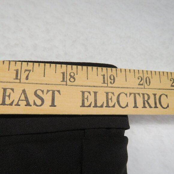 Torrid Pants Womens 1X 14-16 Black Tie Front Cigarette Pull On Office Work - Picture 9 of 11